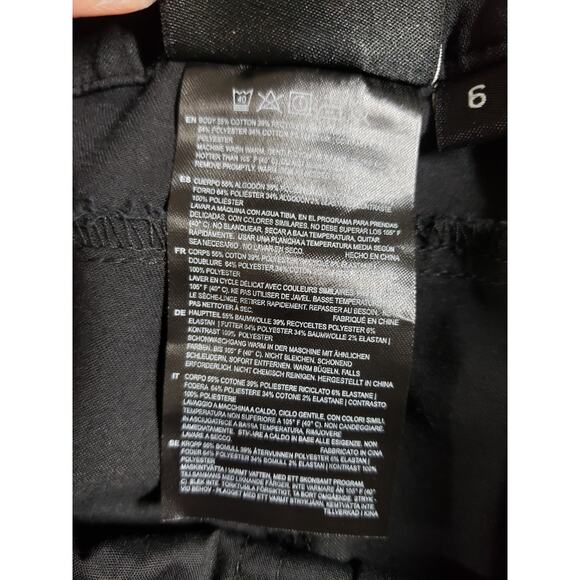 Chef Works Pants Size 6 Womens Black Stretch Chino Khaki Work Straight NWT - Picture 6 of 14